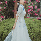 Women Cottagecore Dress Vintage Dress Long Dress