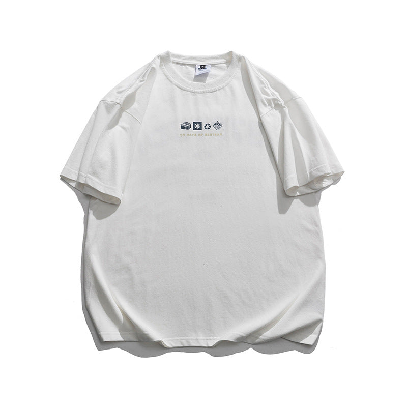 Man Summer T Shirt Letter Print