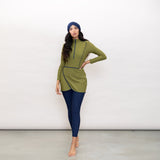 Burkini Swimwear Muslim Fashion Outfits Plus Size Split Conservative Slimming Women's Swimsuit