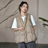 Women Winter Coats Puffer down Vest Lightweight down Jacket Thin Vest