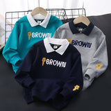 Children Hoodie Sweatshirts Brushed Hoody Autumn and Winter Girls