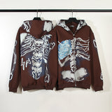Skeleton Hoodie Travis Scott 3D Sweater Printed Skull Hoodie