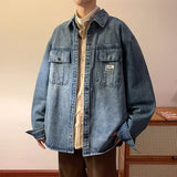 Denim Shirts Denim Jacket Men's and Women's Loose All-Match Casual Shirt