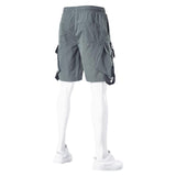 Mens Cargo Shorts Men's Workwear Shorts Cropped Pants Multi-Pocket Cargo Pants