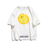 Fashionable Printed Short-Sleeved T-shirt Men's and Women's Half-Sleeved Summer Sports Top Casual T-shirt