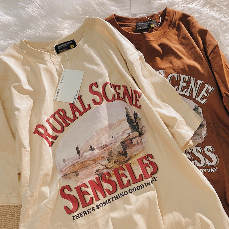 Blackair T Shirt Retro Short Sleeve T-shirt