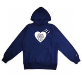 Human Made Hoodie Girl Don't Cry Hooded Fleece Lined Sweater Loose