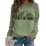 Beth Dutton Outfits Head round Neck Top T-shirt Sweater