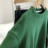 Diana Harvard Sweatshirt Short round Neck Bright Line Sweater