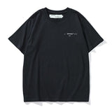 Off White T Shirt Arrow Print Men's Clothing Owt  Short Sleeve