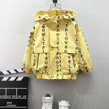 Toddler Boys Jackets Boy's Spring Coat Children's Clothing Casual Hooded Top