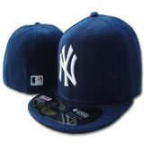La 59fifty Hats Yankees Flat-Brimmed Cap NY Baseball Cap