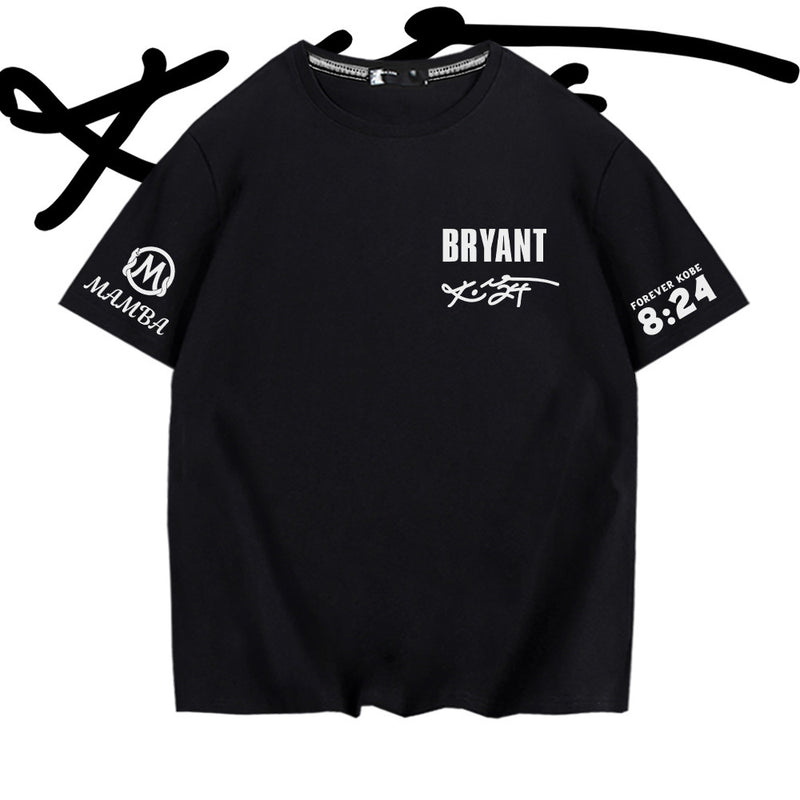 In Memory of Kobe T Shirt Sports Short Sleeve Cotton Summer