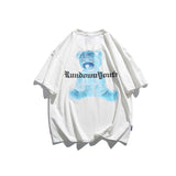 Man Summer T Shirt Cartoon Bear Print