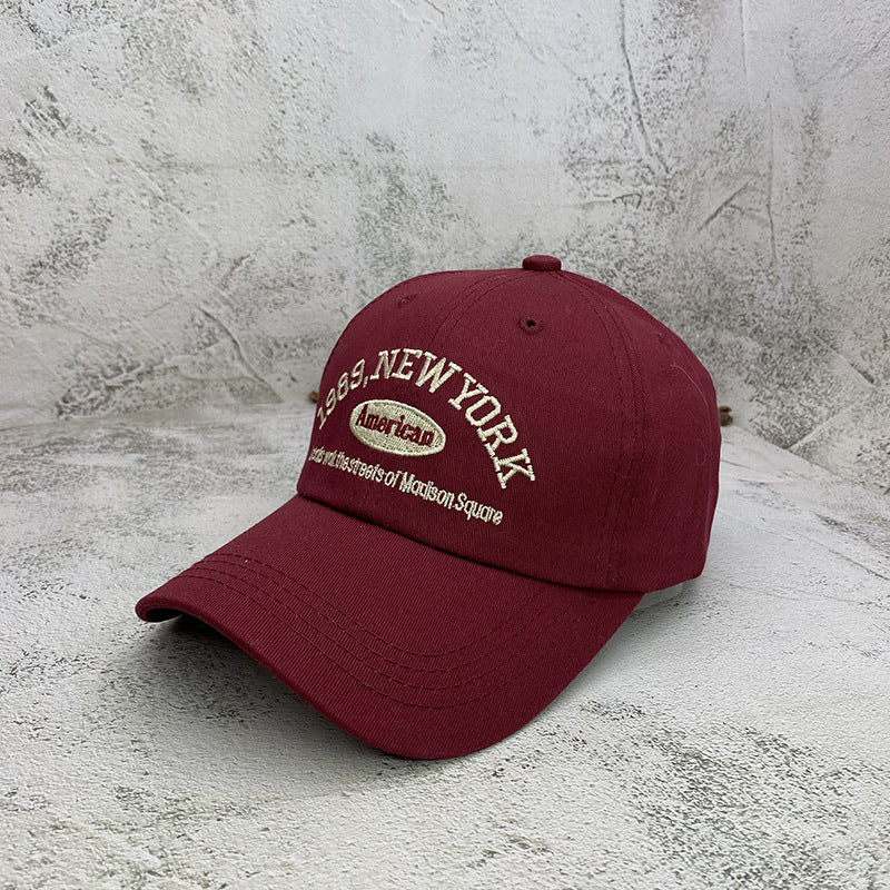 Yankee Baseball Cap Women's Spring and Autumn Leisure Outdoor Baseball Cap Tongue Cap