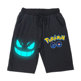 Men and Women Pokemon Pikachu Pant Pokemon Pokemon Bica Printed Children's Shorts