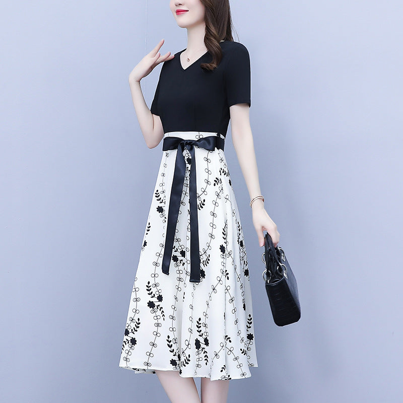 Black and White Dress Summer Dress