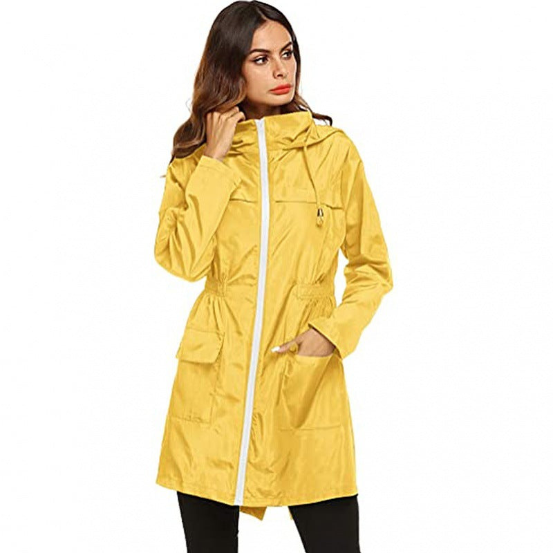 Cagoule Sports Shell Jacket Hooded Trench Coat Coat