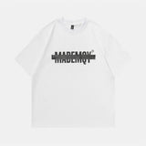 2022 summer man outputs letter print short sleeve