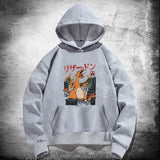 Men and Women Pokemon Pikachu Hoodie Loose Hoodie Coat