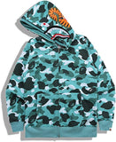 Bape Hoodie Men's Women's Zipper Sweater Jacket