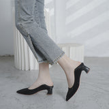 Nude Block Heel Sandals