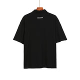 Essentials Polo Shirt High Street Fog Fear of God Essential Double Line Letter Lapel T-shirt