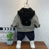 Toddler Boys Jackets Boy Hooded Coat Spring and Autumn Clothing
