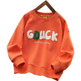 Children Hoodie Sweatshirts Boy Casual round Neck Sweater