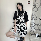 Gothic Lolita Harajuku Style Clothing Loose Cow Strap Half-Length Pants Fifth Pants Belt