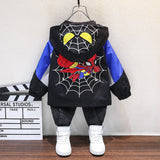 Toddler Boys Jackets Boys Spring and Autumn Coat Hooded Spider-Man Children