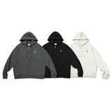 Black Rose Hoodie Philtrum Rose Embroidery Cardigan Hoodie