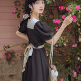 Women's cottagecore Dress Women's Summer Sweet