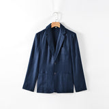 Men Linen Suits Spring Linen Suit Loose Linen Cardigan