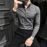 Men Shirts Spring Shirt Long Sleeve