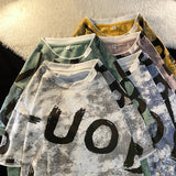 Men's T-Shirt Summer Men's Short Sleeve Loose Casual Print T-shirt