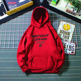 Slogan Graphic Hoodie Blue Printed Coat