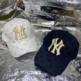Yankee Baseball Cap Autumn and Winter Hard Top Peaked Cap Men and Women Sun Hat
