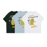 Men T Shirt Summer Casual Tops Men's Clothes Summer Wear Vintage Men's round Neck Short Sleeve American Casual Cartoon