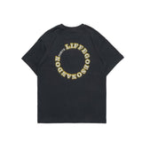 Men T Shirt Summer Casual Tops Men's Clothes Summer Wear Vintage Men's round Neck Short Sleeve Casual Loose Letter Printed T-shirt