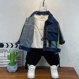 Toddler Boys Jackets Boys' Jacket Spring and Autumn Denim Jacket