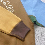 Human Made Sweatshirt Tiger Pattern Stitching Contrast Color Brushed Hoody