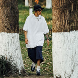 Men Shorts Casual Loose Cityboy Straight-Leg Pants Men