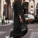 Women Coat Fd678 Autumn and Winter Leisure Turn-down Collar Coat