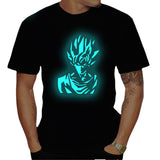 Back to the Future Costume Back to the Future T-shirt Cartoon Pattern Luminous T-shirt