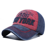 Yankee Baseball Cap English Embroidered Baseball Cap Men's and Women's Peaked Cap
