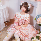 Gothic Lolita Harajuku Style Clothing Lolita Dress Japanese Pastoral Style Sweet Dress Female