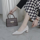 Nude Block Heel Sandals