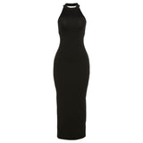 Music Festivals Rave Outfits Dress Summer Sexy Backless Slit Sheath Slim Dress for Women