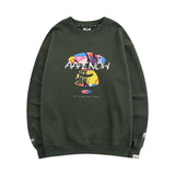 Bape Sweatshirt Camouflage Ape Crew Neck Sweater